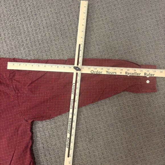 Vintage Gap Shirt Cotton Poplin Long Sleeve Collar Gingham Plaid Classic Oxford - Picture 6 of 10